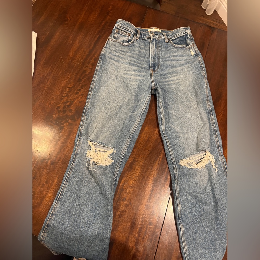 90s relaxed jeans ultra high rise ABERCROMBIE